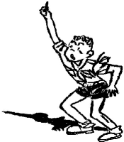 A coloring page of games and activities